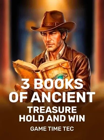 3 Books of Ancient Treasure Hold and Win
